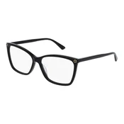 Gucci GG0025O 001 M (56) Črna/Kristalna