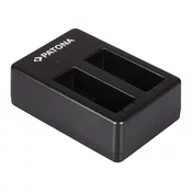 Polnilec za baterijo GoPro Hero 5/Hero 6/Hero 7, MicroUSB, dvojni