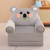 Baby Line Foteljica za decu Koala B02, Siva