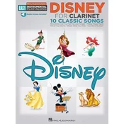 DISNEY FOR CLARINET 10 CLASSIC SONGS PLAY ALONG + AUDIO ACCESS