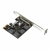 Adap Asus PCIe to Sata 4x Card 90MC0AZ0-M0ECY0