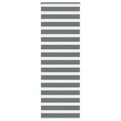 Vidaxl Zebra senčilo temno sivo 75x230 cm tkanina širina 70,9 cm