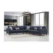 Kristal 3+Corner+3 - Anthracite Anthracite Corner Sofa-Bed