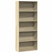 Ormaric za knjige boja hrasta 80x30x189 cm drveni