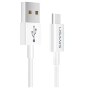 USAMS USAMS MICRO USB KABEL 2A FAST CHARGE 1M BEL ZA TELEFONE IN PAMETNE TELEFONE, (21980439)