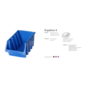 Plasticna kutija Ergobox 4, plava 60162
