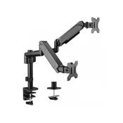 GEMBIRD Podesivi dupli stoni držac za monitor Tilt,17-32 MA-DA2P-01 44281 crni