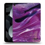 Silikonski črni ovitek za Apple iPad 10,9 2022 (10.generace) - Purple glitter