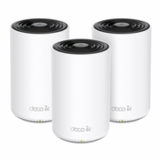 TP-Link Deco XE75 Pro(3-pack) AXE5400 Whole Home Mesh Wi-Fi 6E System(Tri-Band)