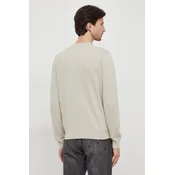 Pulover s primesjo kašmirja BOSS BOSS CASUAL zelena barva, 50471343