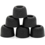 Dekoni Audio Premium Memory Foam Isolation Earphone Tips Black - True Wireless Large (3 pack)