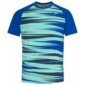 Head Topspin T-Shirt Men Royal/Print Vision XL