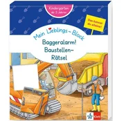 Klett Mein Lieblings-Block Baggeralarm! Baustellen-Rätsel