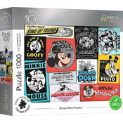 Trefl Puzzle UFT Disney 100 Let: Retro plakati 1000 kosov