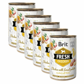 Konzerva Brit Fresh Chicken with Sweet potato 6x400 g