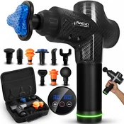 Neo-Sport Masažna pištola za telo z 9 nastavki NS-503 Neo-sport črna