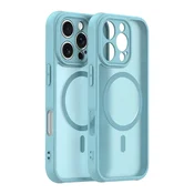 Hibridni ovitek HaloFrost II MagSafe za iPhone 16 Pro - mint green