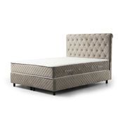 Bež boxspring krevet s prostorom za odlaganje 160x200 cm Sonata – Kalune Design