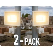 V-TAC 20W LED reflektor s senzorjem SMD, čip SAMSUNG/2-PACK! Farba svetla: Dnevna bela