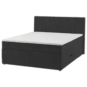 Boxspring Krevet Nikol 160/200 cm , crna