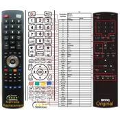 General BENQ SC3211 - compatible General-branded remote control