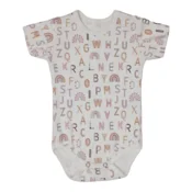 SAN-TEX Bodi za bebe Slova, Krem