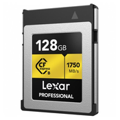 Lexar CFexpress 128GB (R:1750/W:1500MB/s) Pro Type B Gold