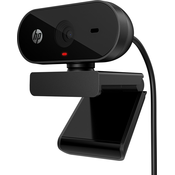 HP 320 FHD Webcam, 1920 x 1080 pikseli, Full HD, 30 fps, USB, Crno, Kvačica/postolje