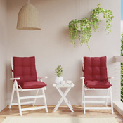 vidaXL vidaXL Blazina za stol 2 kosa vinsko rdeča oxford tkanina, (21085941)