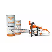 Ruris Motorna testera DAC 506RS, 4 KS, 45 cm + Dvotaktol 500ml 12-050 + Monogradno ulje Lancol M-Power, 1l