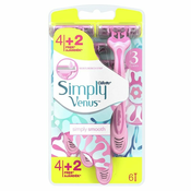 GILLETTE Jednokratni brijaci Simply Venus 3 4+2