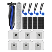 INF Komplet nadomestne opreme za robotski sesalnik - združljiv z Ecovacs Deebot T90 Pro, glavne krtače, stranske krtače, HEPA filtri, vrečke za prah, (5000286235)