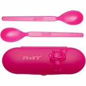 Hipp Spoons Set set pribora za jelo Pink(za putovanje)