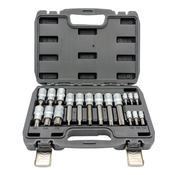 Komplet nasadnih bitov Torx 1/2, T10 - T60, 18 kosov Lincos