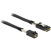 Delock Priključni kabel za tvrdi disk [1x Mini-SAS utikač (SFF-8643) - 1x Mini-SAS utikač (SFF-8643)] Delock 1 m crna