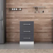 Hanah Home kuhinjski element Minar 4161, 50 cm, beli / antracit