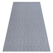 eoshop Okolju prijazna preproga CASA, EKO SISAL Boho, Diamonds 22084 temno modra/kremasta, reciklaža bombaž bombaž ( - Velikost: 133x190 cm)