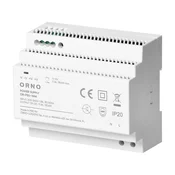 Napajalnik za DIN letev, 12VDC, 11,3A, 135,6W, 6 modulov