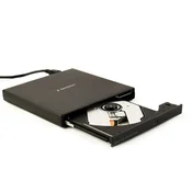 Gembird DVD-USB-04 Slim zunanji M-Disc USB DVD zapisovalnik črn