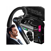 DEXXER aku. Bluetooth 5.1 brezžična avto slušalka 10m + power bank 400mAh G3