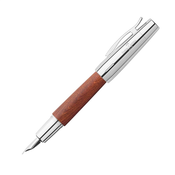 Faber-Castell	 - Nalivpero Faber-Castell E-Motion M Wood, smede