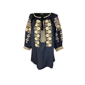Rody’s forever Bluza za k noši Damenbluse 2IU26 , Črna/braun , marimea L črna