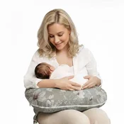 shumee Majhna blazina za dojenje v obliki rogljička - hibiskus
