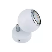 Eglo Bimeda spot/1, led, gu10, 1x3w, 240lm, bela/hrom