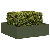 Sadilica maslinastozelena 100x100x30 cm od celika