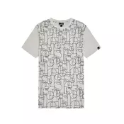 ELLESSE Majica Gilliano siva/črna