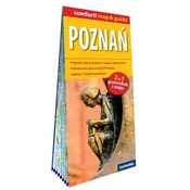 Poznań. Laminiran zemljevid / Zemljevid mesta + mini vodnik. Izdaja 2023.