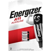 Energizer Energizer Visokonapetostna posebna baterija 11A, 2er 6 V A11, E11A, V11A, V11PX, V11GA, L1016, MN11, G11A, GP11A, WE11A, CA21