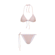 LSCN by LASCANA Bikini indigo/meta/oranžna/pastelno roza