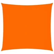 Vidaxl Senčno jadro oksford blago kvadratno 6x6 m oranžno